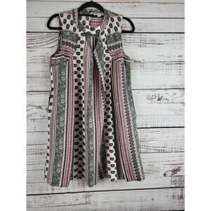 Simply Noelle Midi Dress S (8-10) Womens Sleeveless Keyhole Front Boho Coquette